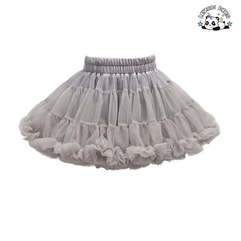 LEZONKIDS - Customized Children's TUTU Girls' Half Puffy Skirt Baby Princess Skirt Tulle Skirt for Dance
